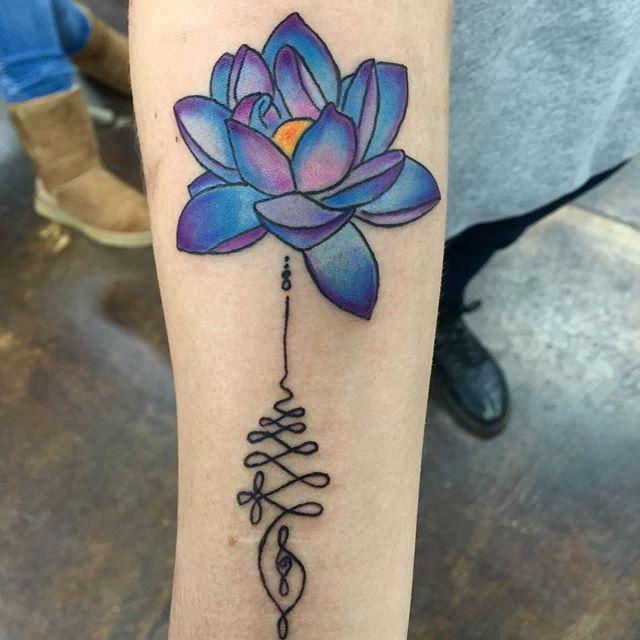 tatouage fleur lotus 03