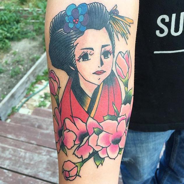 tatouage geisha 109