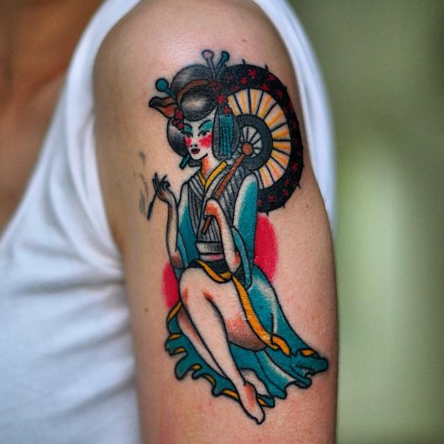 tatouage geisha 11