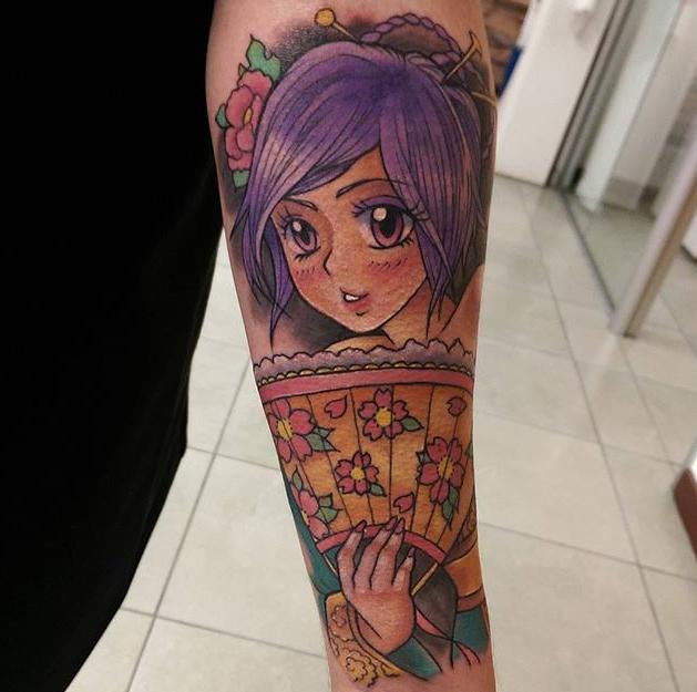 tatouage geisha 113