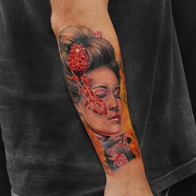 tatouage geisha 115