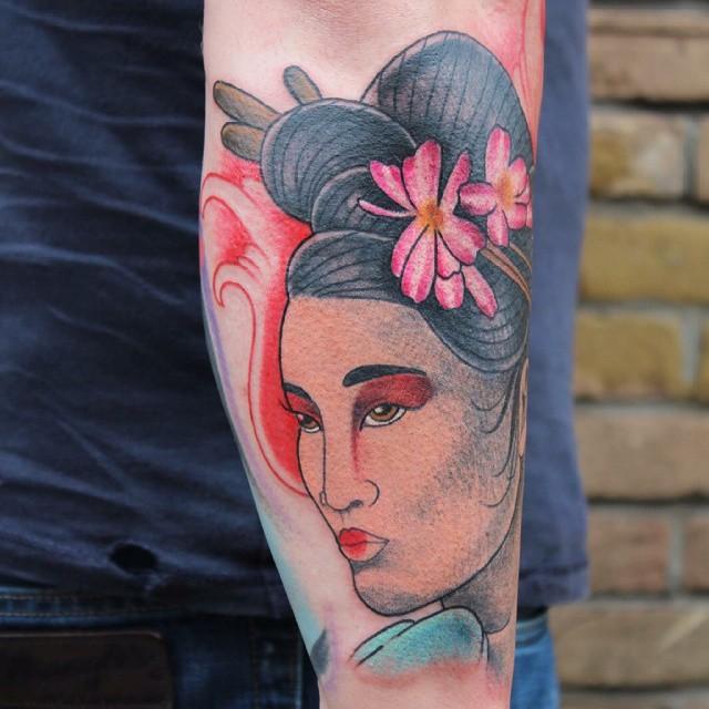 tatouage geisha 23