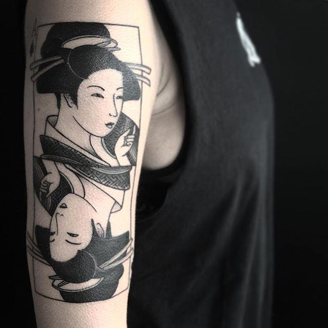 tatouage geisha 89