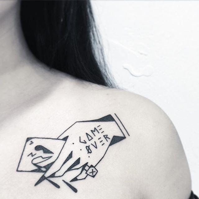 tatouage phrase 91