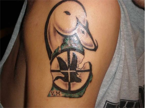 tatouage chasse chasseurs 257