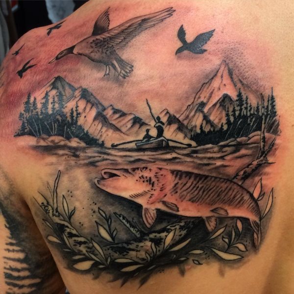 tatouage chasse chasseurs 449