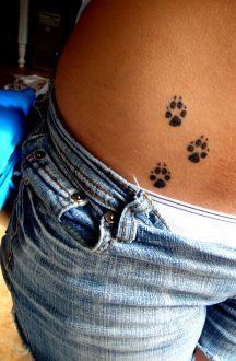 tatouage empreinte chien 231