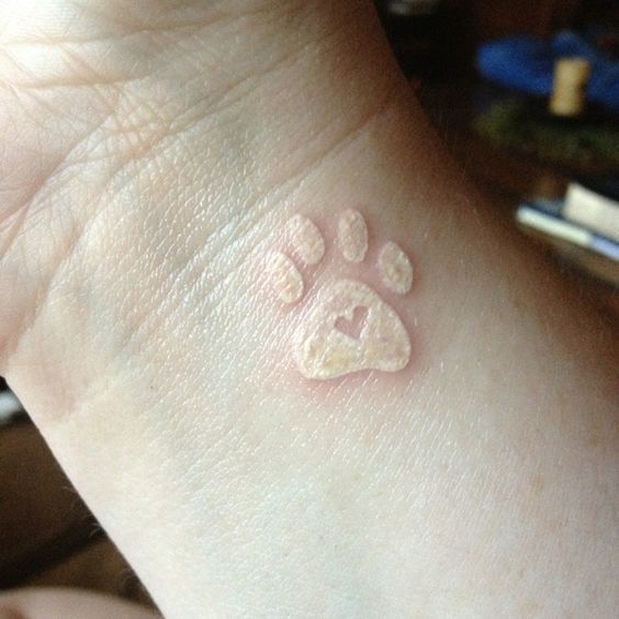 tatouage empreinte chien 267
