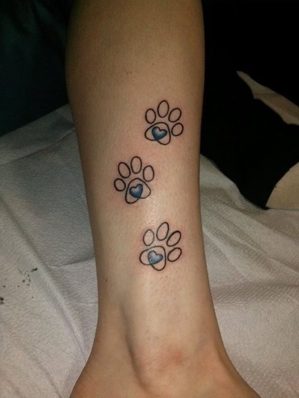 tatouage empreinte chien 47