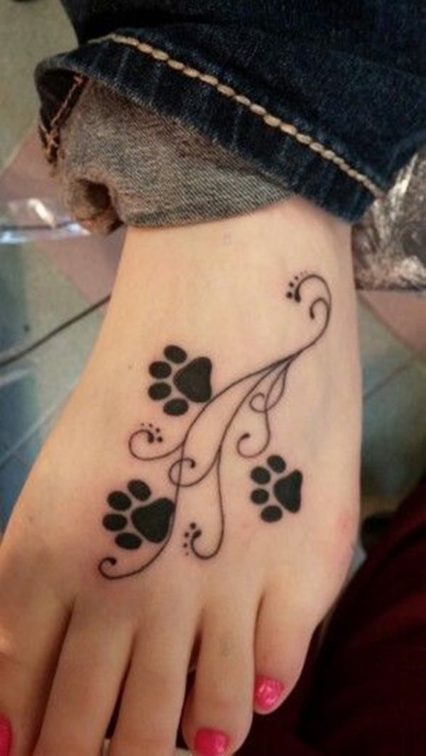 tatouage empreinte chien 63