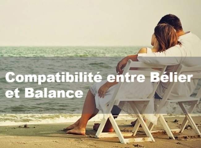 Compatibilité amoureuse entre Bélier et Balance