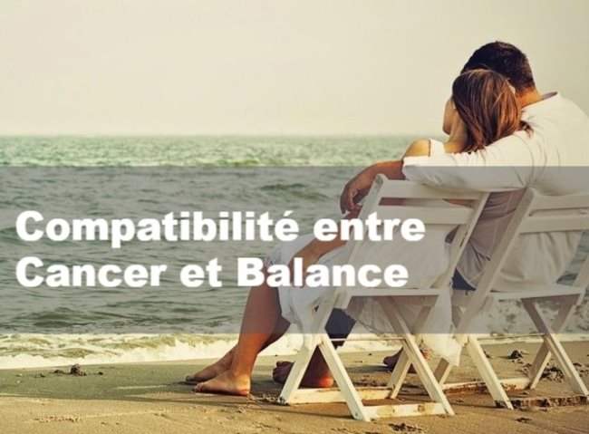 Compatibilité amoureuse entre Cancer et Balance