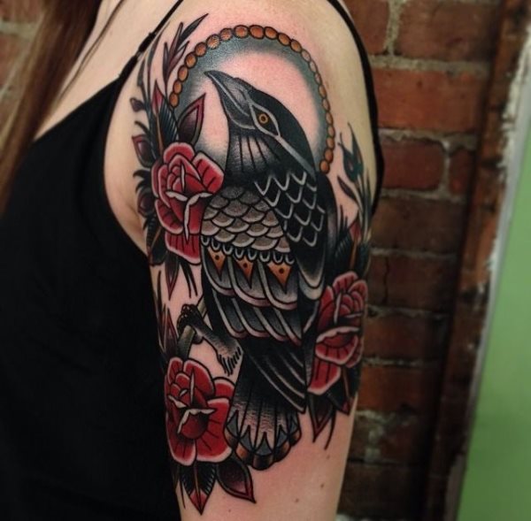 tatouages de corbeaux 2