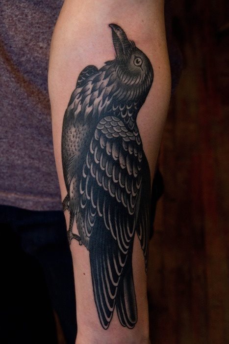 tatouages de corbeaux 5