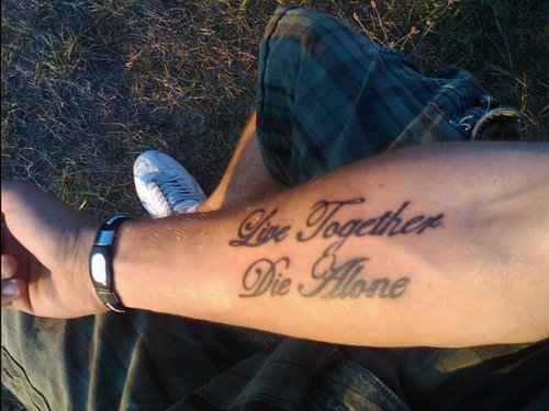 18 tatouages phrases