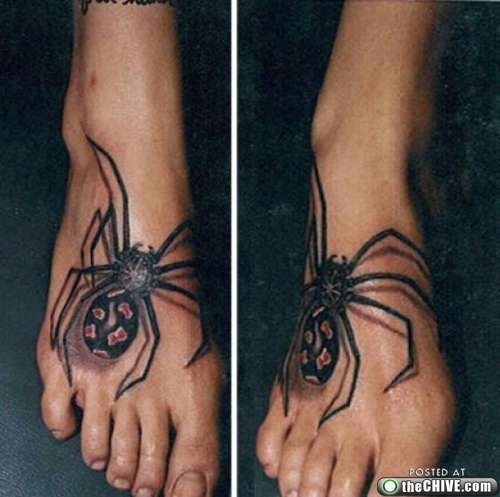 15 tatouages pied