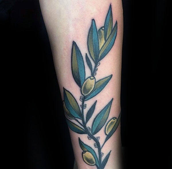 tatouage rameau d'olivier104