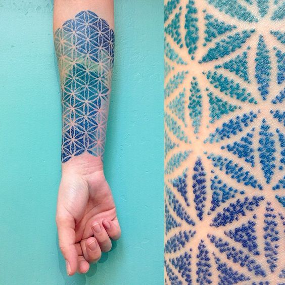 Tatouages de la fleur de la vie Tatouages de la fleur de la vie