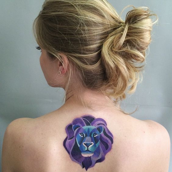 tatouage lion 09
