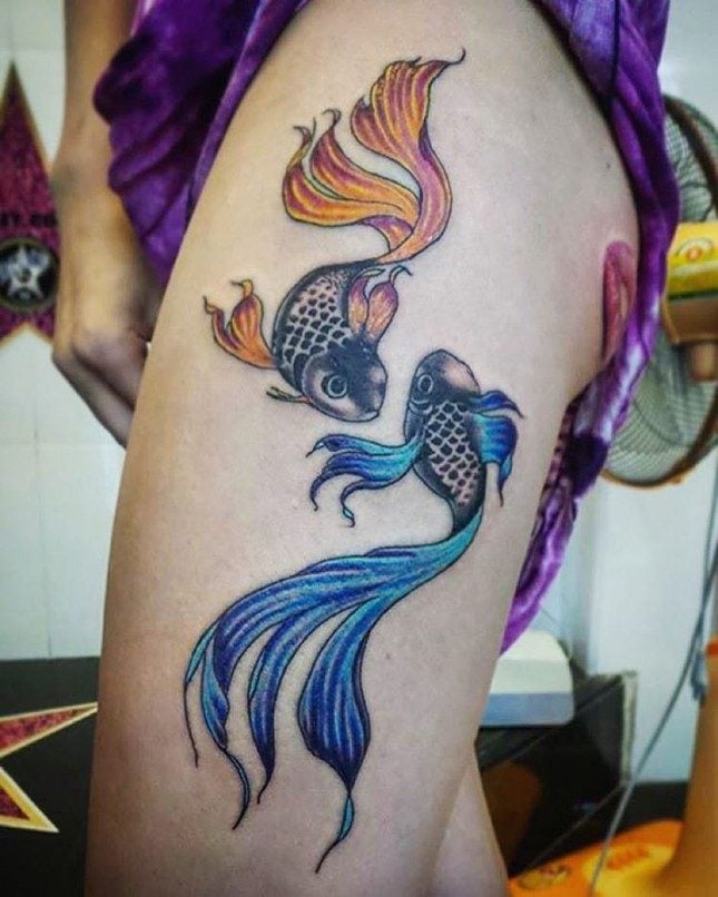 tatouage poissons 122