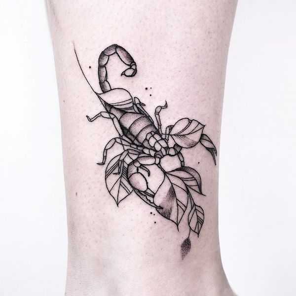 tatouage scorpion 34