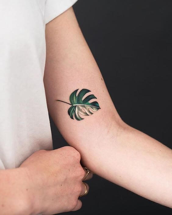 tattoo feuille 45