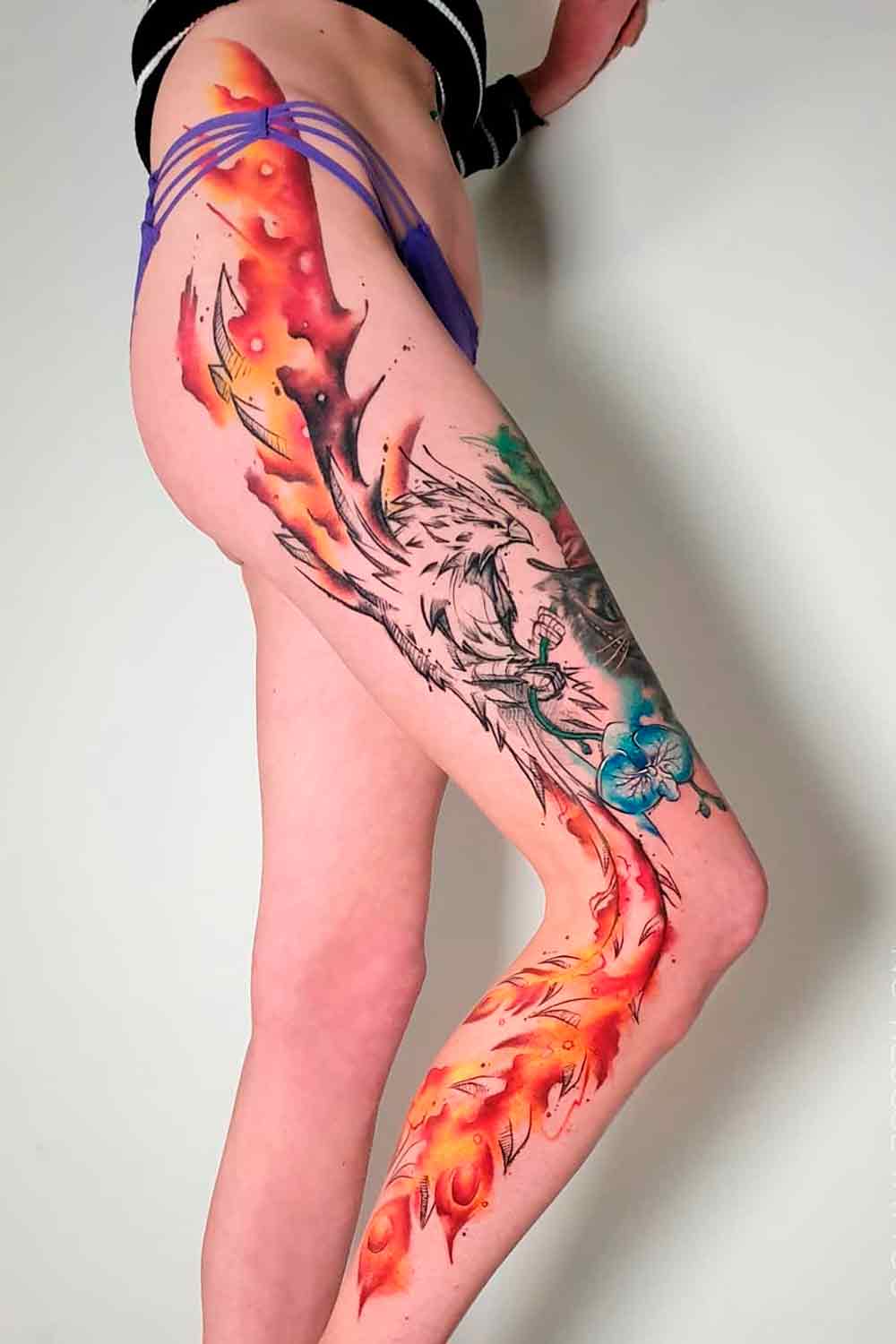 tatouage masculin del phoenix 05
