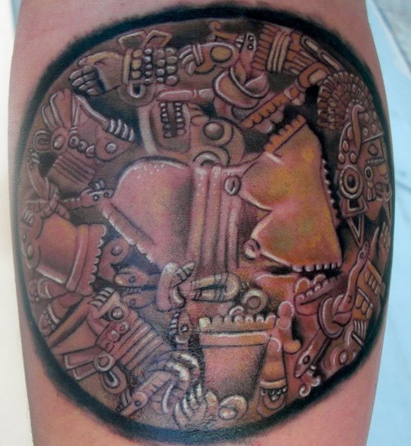 74 Tatuaggi aztechi per uomini e donne: Galleria