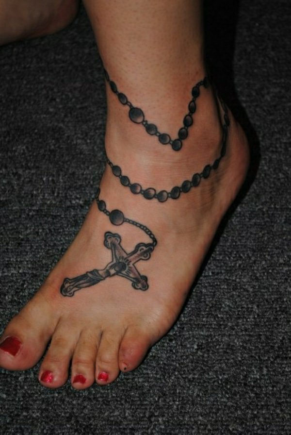 tatuaggio piede disegno 104