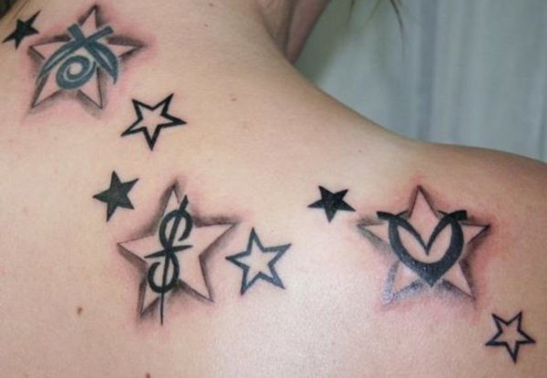 idea tatuaggio stelle 207