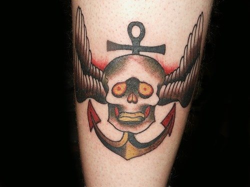 tatuaggio ancora marina 597