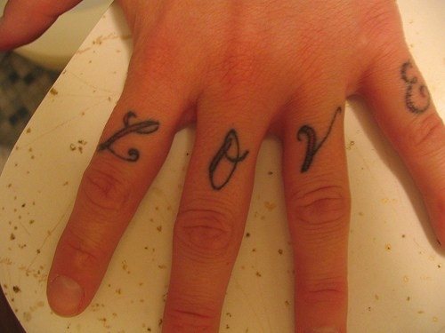 tatuaggio dito articolazione 513