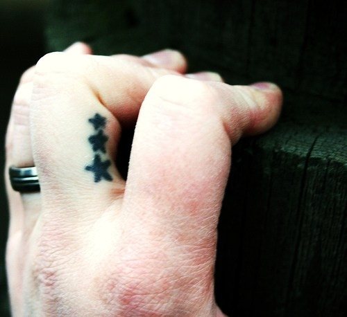 tatuaggio dito articolazione 518
