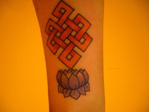 tatuaggio fiore loto 1093