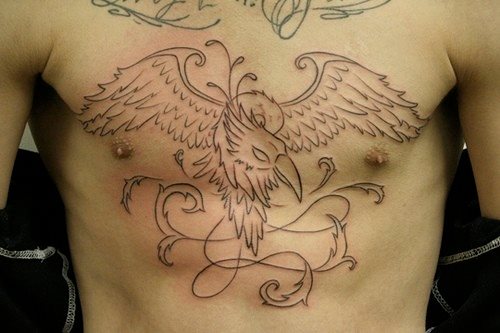 tatuaggio petto 1085