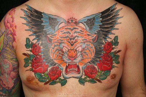 tatuaggio petto 1007
