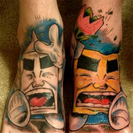 tatuaggio piede 1028
