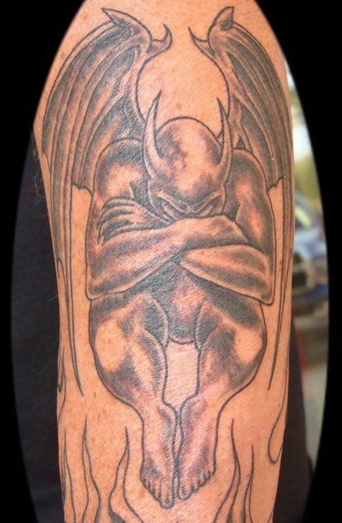 tatuaggio gargoyle 03