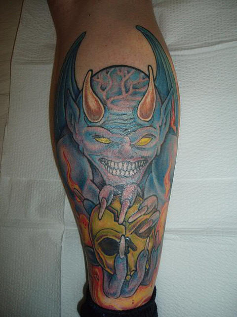 tatuaggio gargoyle 37