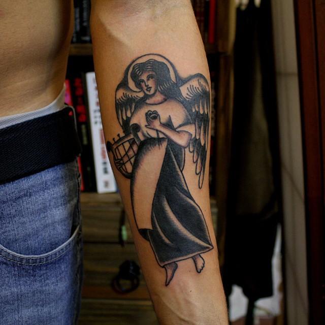 tatuaggio angelo 55