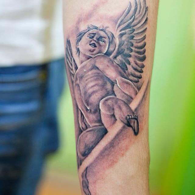 tatuaggio angelo 69
