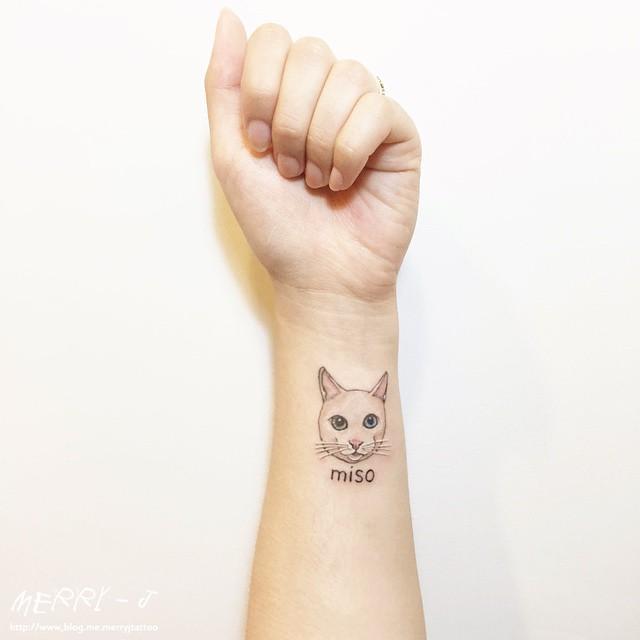 tatuaggio gatto 151