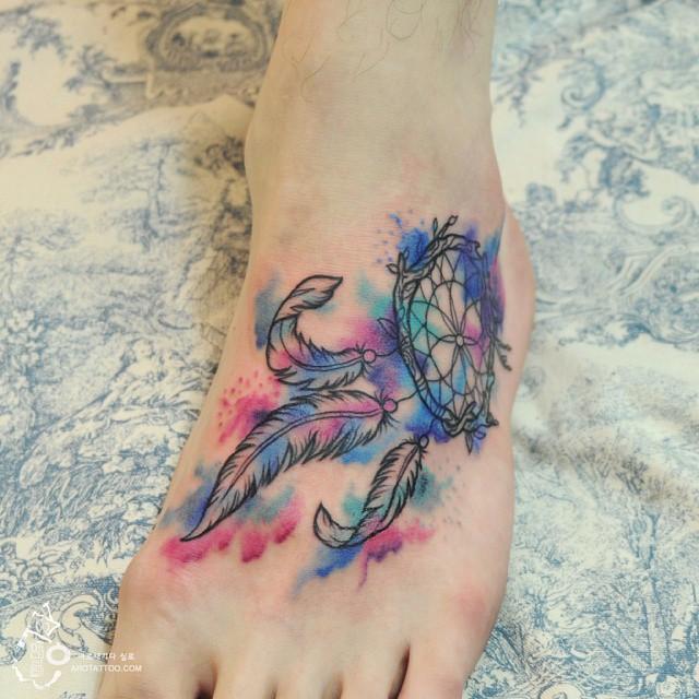 tatuaggio piede 17