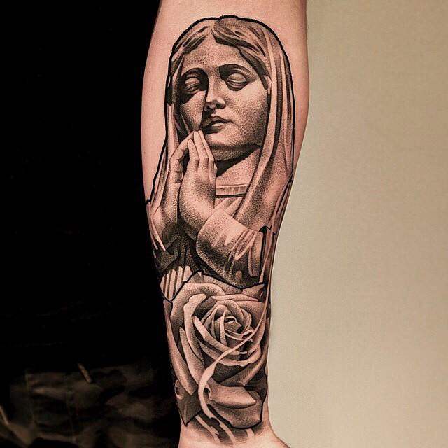 tatuaggio madonna maria 01