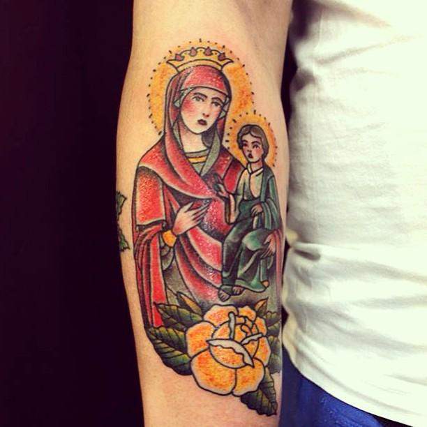 tatuaggio madonna maria 27
