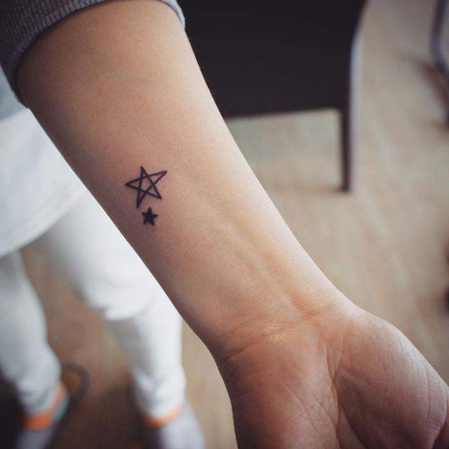 tatuaggio stella 55