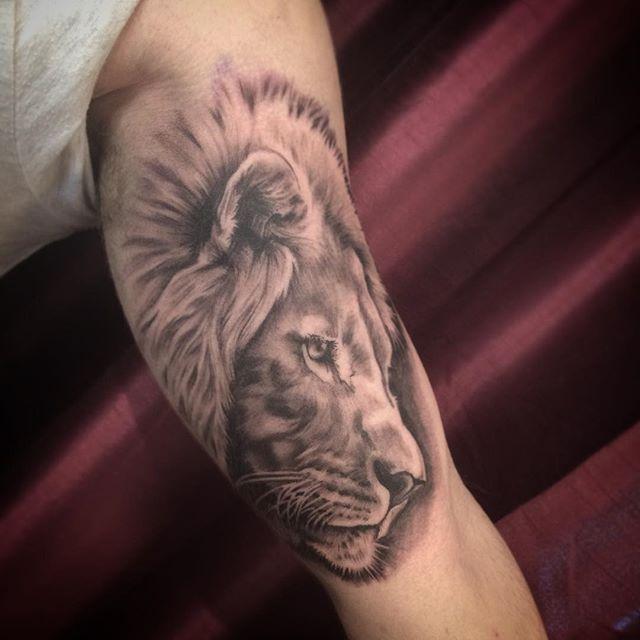 tatuaggio leone 37