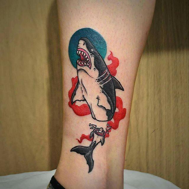 tatuaggio squalo 131