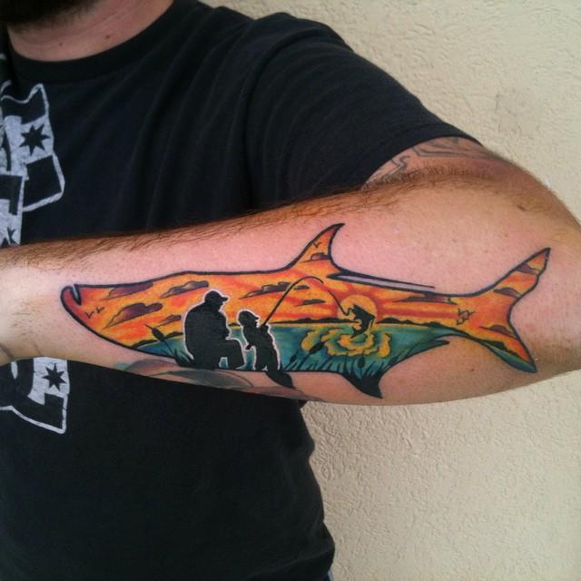 tatuaggio squalo 49