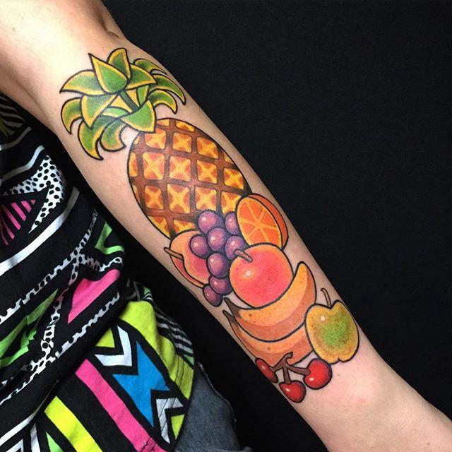 68 Tatuaggi di frutta e verdura: Galleria Fotografica